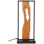 Brilliant Bordslampa Chaumont Aluminium Metall Trä Svart 8W 940lm - 830 Varm Vit