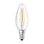 Ledvance Classic LED E14 Kronljus Filament Klar 4W 470lm - 827 Extra Varm Vit | Ersättare 40W