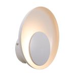 Nordlux Marsi Vägglampa Metall och PMMA Vit 7W 260lm - 830 Varm Vit | 3-Stegs Dimbar