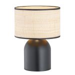 Emibig Bordslampa Aspen Stål Svart | Passande för 1x E27 - Max 15W