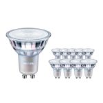 Flerpack 10x Philips Corepro LED Spot GU10 PAR16 4.6W 390lm 36D - 840 Kallvit | Ersättare 50W