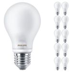 Flerpack 10x Philips Corepro LED Lampa E27 Päron Matt 7W 806lm - 827 Extra Varm Vit | Ersättare 60W