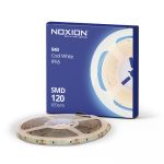 Noxion Led-Ljusslingor Naga 5 Meter 24V - 120LEDs/m - 9.6W/m - 940 Kallvit | 8mm - IP65 - Bästa Färgåtergivning - SMD2835
