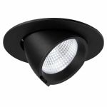 Noxion LED Spot Forza V2 Aluminium Svart 28/32/36/40W - 3300/3700/4100/4500lm 36D - 930-940-957 CCT | 160mm - Utskärning   145mm - Bästa Färgåtergivning