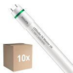 Flerpack 10x Philips LED Rör T8 MASTER (EM/Mains) Ultra Efficiency 11.9W 2500lm - 840 Kallvit | 120cm - Ersättare 36W