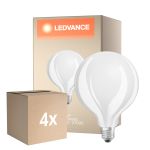 Flerpack 4x Osram Classic LED E27 Globe Filament Matt 17W 2452lm - 827 Extra Varm Vit | Ersättare 150W
