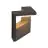 Ansell LED Vägglampa Arco Grafit 11W 468lm - 830 Varm Vit | IP54