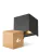 Flerpack 4x D'Lite Vägglampa Elingen Svart Up & Down 4.9W 480lm - 830 Varm Vit | IP65