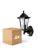 Flerpack 4x D'Lite Vägglampa Helora Svart | IP44 - Passande för 1x E27 - Rörelsesensor