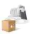Flerpack 4x Ledvance LED Spot Adjust Aluminium Vit 8W 720lm 36D - 940 Kallvit | Utskärning   68mm - IP20 - Bästa färgåtergivning - Dimbar