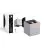 D'Lite Vägglampa Nova Silver Up & Down 4.9W 480lm - 830 Varm Vit | IP54 - Justerbar strålvinkel