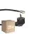 Flerpack 25x Noxion Power Strömkabel Svart - Schuko Europlug + Öppna ändar - 2m - 3 pole 0,75mm2