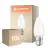 Flerpack 10x Ledvance Classic LED B22 Kronljus Matt 3.4W 470lm - 827 Extra Varm Vit | Ersättare 40W