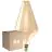 Flerpack 6x Calex XXL Vienna Guld LED E27 Filament 4W 320lm- 822 Extra Varm Vit | Dimbar