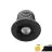 EcoDim Infälld Spot Mini Svart 2.5W 155lm 30D - 827 Extra Varm Vit | 35mm - Utskärning   28mm - IP67 - Dimbar