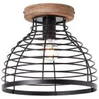 Brilliant Avia Taklampa Metall Trä Svart | 300mm - Passande för 1x E27