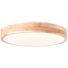 Brilliant Slimline Taklampa Metall Trä Plast Vit 22W 2400lm - 830 Varm Vit | 345mm