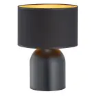 Emibig Bordslampa Aspen Stål Svart | Passande för 1x E27 - Max 15W