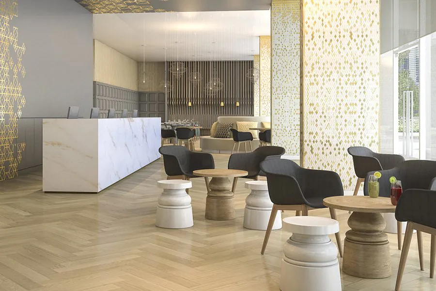 hotell entré belysning
